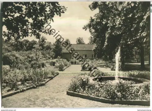 Bad Wilsnack - Rheumasanatorium - Park - Verlag VEB Bild und Heimat Reichenbach