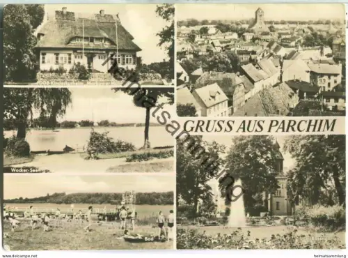 Parchim - Rosengarten - Bad - Wocker-See - Verlag VEB Bild und Heimat Reichenbach