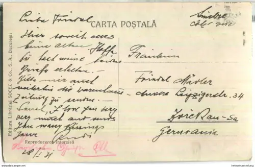 Bucuresti - Palatul Liga Culturala - Verlag Librariei SOCEC & Co Bucuresti