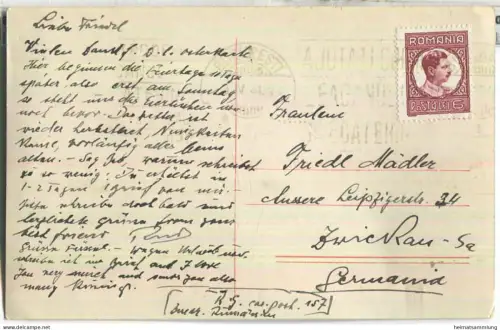 Vanzator de fructe - Foto-Ansichtskarte - ohne Verlagsangabe