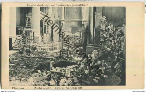 Flandern - Poel-Capelle - Kirche - Verlag Zipper Weilburg Lahn Serie 2 Nr. 106