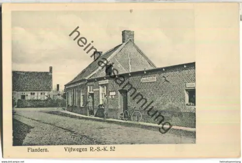 Flandern - Vijfwegen - R.-S.-K. 52. - Feldapotheke - Verlag Zipper Weilburg Lahn Serie 2 Nr. 85