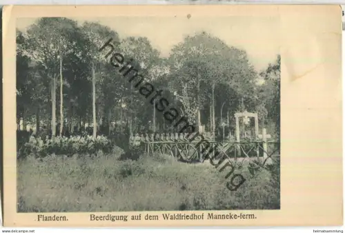Flandern - Manneke-ferm - Beerdigung - Verlag Zipper Weilburg Lahn Serie 2 Nr. 87