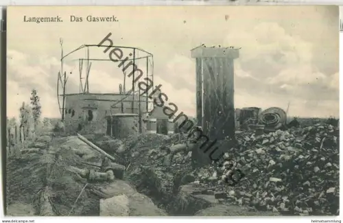 Flandern - Langemark - Gaswerk - Verlag Zipper Weilburg Lahn Serie 2 Nr. 99