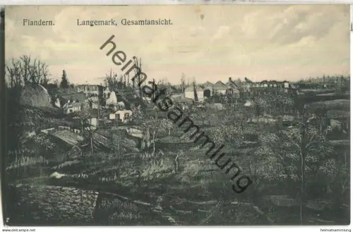 Flandern - Langemark - Gesamtansicht - Verlag Zipper Weilburg Lahn Serie 2 Nr. 98