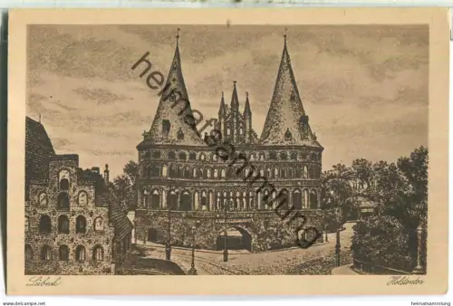 Lübeck - Holstentor - Verlag Cramers Kunstanstalt Dortmund Nr. 23914