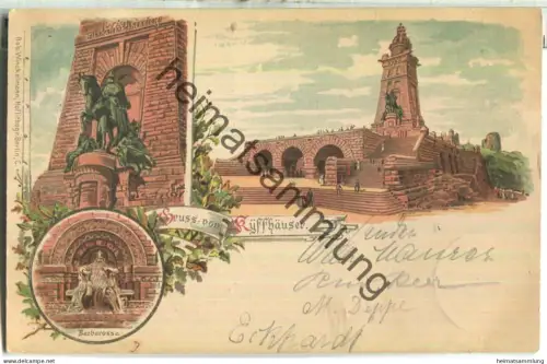 Kyffhäuser - Verlag Rob. Winckelmann Berlin - gel. 1901