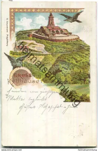 Kyffhäuser - Verlag A. Lagemann Magdeburg - gel. 1900