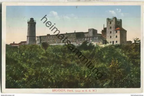 Brocken - Verlag Louis Glaser Leipzig - gel. 1937