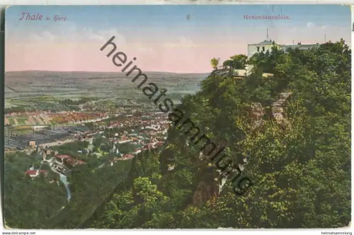 Hexentanzplatz - Thale - Verlag Louis Glaser Leipzig - gel. 1914