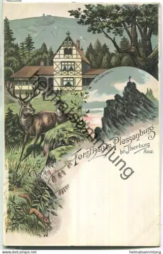 Forsthaus Plessenburg - Verlag nicht mehr erkennbar