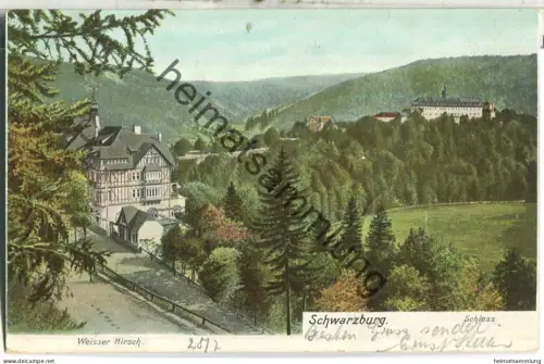 Schwarzburg - Weisser Hirsch - Verlag Ottmar Zieher München