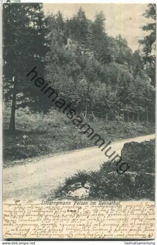 Silbernermann Felsen - Rennethal - Verlag H. Köckeritz Hasserode
