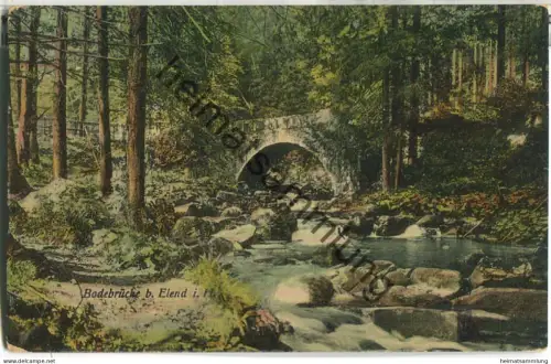 Bodebrücke bei Elend im Harz - ohne Verlagsangaben