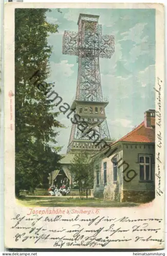 Josephshöhe Auerberg - Verlag Louis Glaser Leipzig