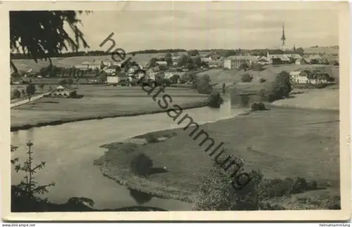 Frymburk na Sumave - Friedberg - Foto-AK - gel. 1957