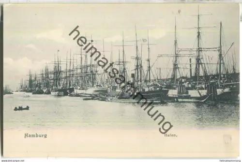 Hamburg - Hafen - Verlag Knackstedt & Näther Hamburg 1905
