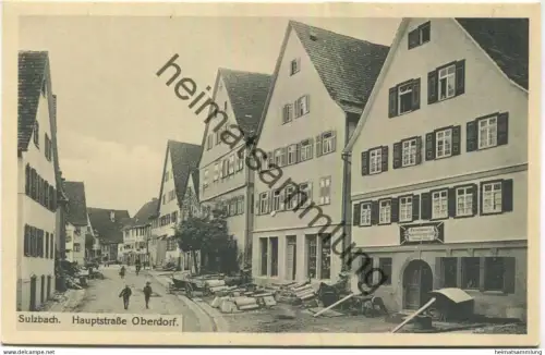 Sulzbach - Hauptstrasse - Oberdorf - Verlag E Kienzle Buchbinderei