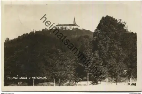 Zelena Hora u Nepomuku - Johannes von Nepomuk Wallfahrtskirche am Grünberg - gel. 1932
