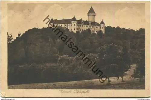 Zamek Konopiste - gel. 1922