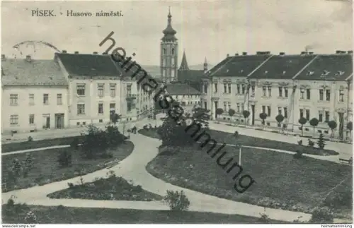 Pisek - Husovo namesti gel. 1937