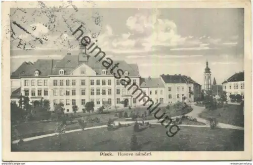 Pisek - Husovo namesti gel. 1937
