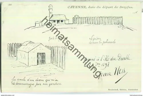 Cayenne - Alfred Dreyfus - Editeur Meulenhoff Amsterdam ca. 1900