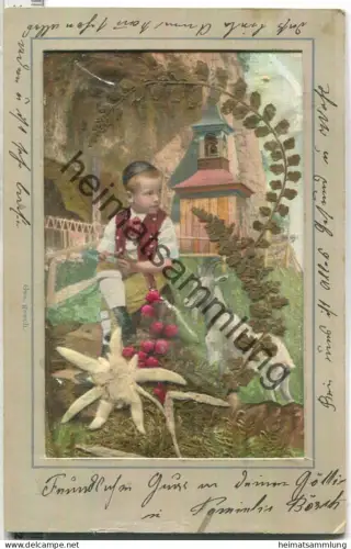 Kirchli - Tracht - Geiss - echtes Edelweiss