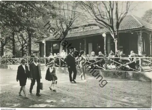 Berlin-Köpenick Gaststätte Müggel-Baude - Foto-AK Grossformat - VEB Graphokopie Berlin 1972 gel. 1998
