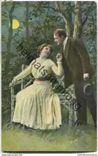 Liebespaar - beim Mondesschein