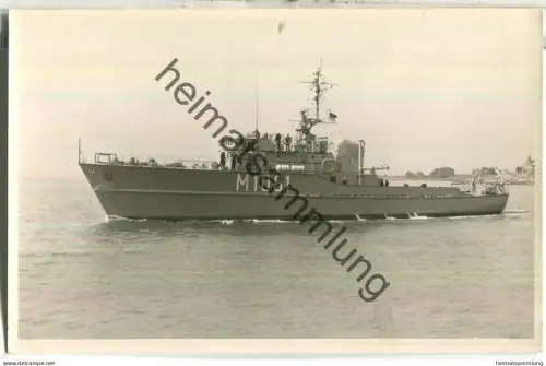 Küstenminensuchboot Konstanz M 1081 - Foto-Ansichtskarte