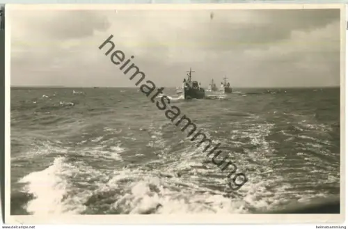 Minenräumboote - Foto-Ansichtskarte