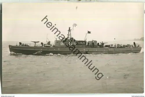Minenräumboot DE - Foto-Ansichtskarte