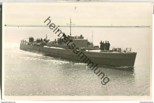 Minenräumboot PE - Foto-Ansichtskarte