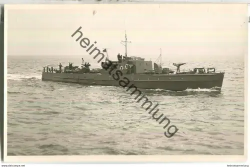 Minenräumboot - Foto-Ansichtskarte