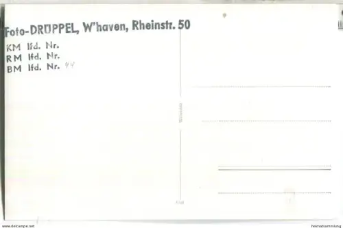 Minenräumboot - Foto-Ansichtskarte