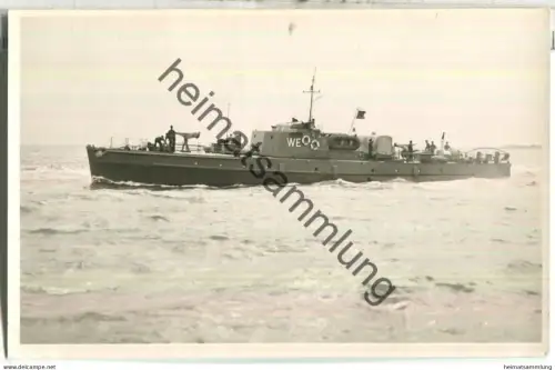 Minenräumboot WE - Foto-Ansichtskarte