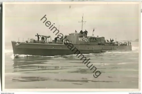 Minenräumboot WE - Foto-Ansichtskarte