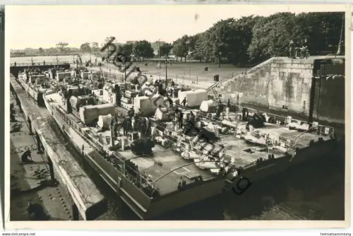 Minenräumboote - Foto-Ansichtskarte