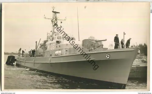 Minenräumboot Stier M 1061 - Foto-Ansichtskarte