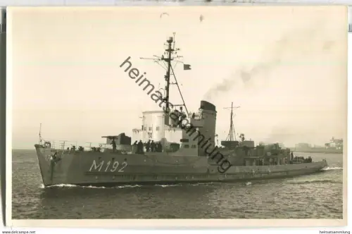 Hochseeminensuchboot Seestern M 192 - Foto-Ansichtskarte
