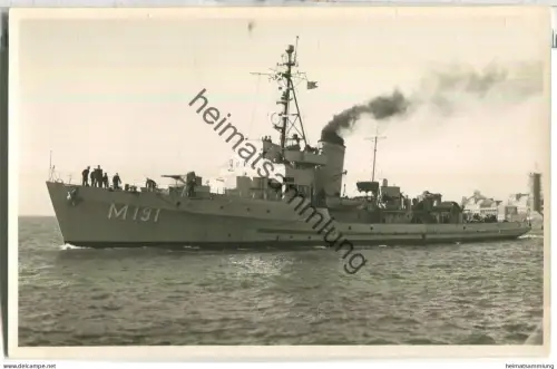 Hochseeminensuchboot Seeschlange M 191 - Foto-Ansichtskarte