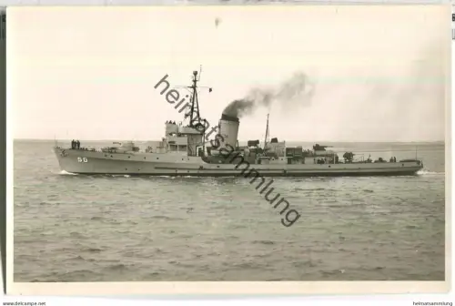 Hochseeminensuchboot Seeschlange SG - Foto-Ansichtskarte