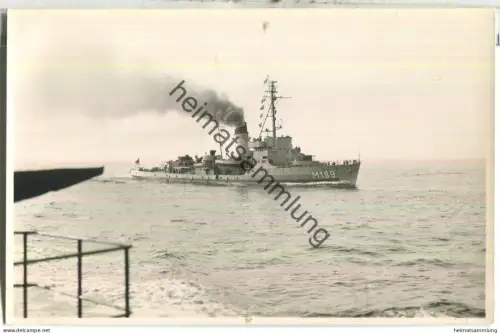 Hochseeminensuchboot Seelöwe M 189 - Foto-Ansichtskarte
