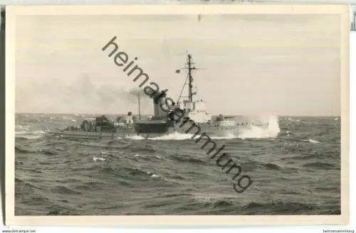 Hochseeminensuchboot Seeigel M 188 - Foto-Ansichtskarte