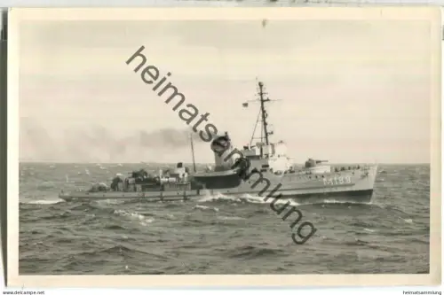 Hochseeminensuchboot Seeigel M 188 - Foto-Ansichtskarte