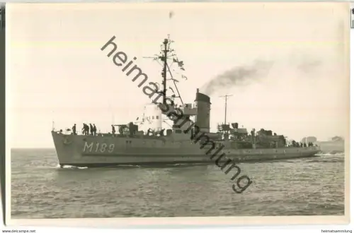 Hochseeminensuchboot Seelöwe M 189 - Foto-Ansichtskarte