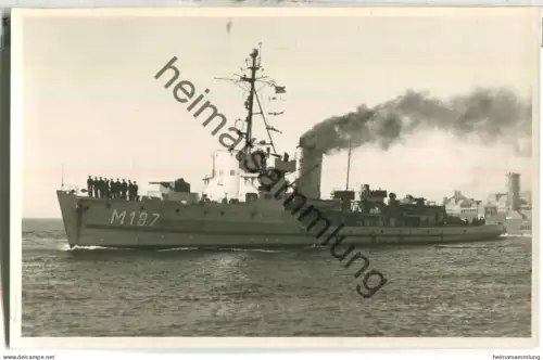 Hochseeminensuchboot Seehund M 187 - Foto-Ansichtskarte