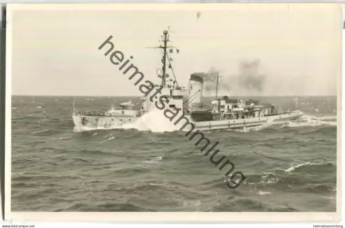 Hochseeminensuchboot Seehund M 187 - Foto-Ansichtskarte