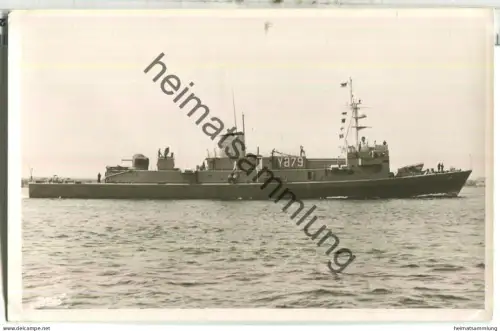 Flottendienstboot Hans Bürkner Y 879 - Foto rückseitig ohne AK-Einteilung